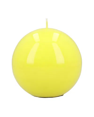 Graziani Meloria Decorative Candle In Yellow