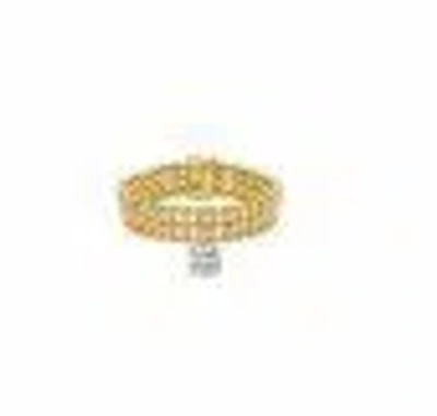 Graziela 1/4ct Floating Diamond 3 Row Ring In Gold