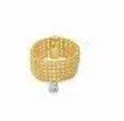 Graziela 1/4ct Floating Diamond 6 Row Ring In Gold
