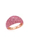 Graziela 18k Rose Gold Sapphire Bahia Ring