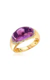 Graziela 18k Yellow Gold Amethyst; Diamond Bahia Ring