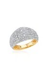 Graziela 18k Yellow Gold Diamond Bahia Ring