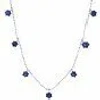 Graziela 2ct Blue Sapphire Floating Necklace In Metallic