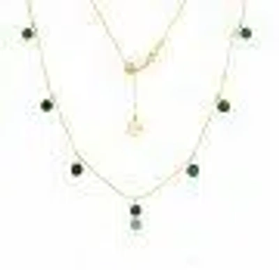 Graziela 2ct Emerald Floating Necklace In Gold