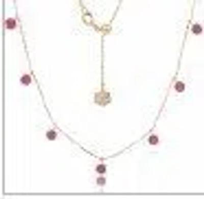 Graziela 2ct Pink Sapphire Floating Necklace