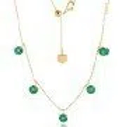 Graziela 3.5ct Emerald Floating Necklace In Green