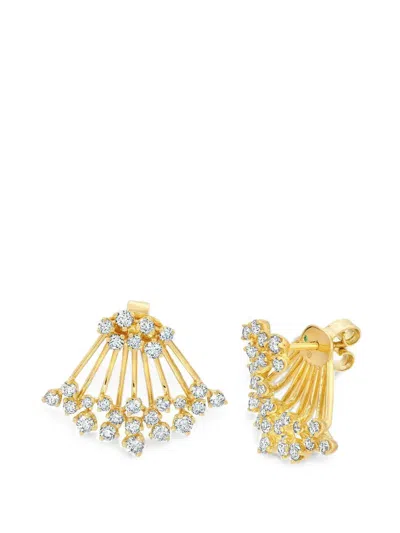 Graziela Açaí Diamond Earrings In Multi