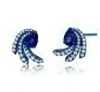 Graziela Aceno Diamond & Blue Sapphire Earrings