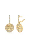 Graziela Alma Dos Rios 18k Yellow Gold Diamond Earrings