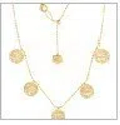 Graziela Alma Dos Rios Diamond 5 Charm Necklace In Gold