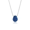 Graziela Blue Sapphire Bahia Pendant & Necklace In Blue