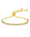 Graziela Gems Gems 18k Yellow Gold Diamond Bolo Bracelet In Gold
