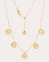 Graziela Gems Women's Diamond Alma Dos Rios Five-charm Station Necklace In Gold