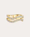 Graziela Gems Women's Diamond Rio Double Band Ring In Gold