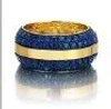 Graziela Gemstone Band Ring In Blue