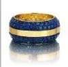 Graziela Gemstone Band Ring In Gold