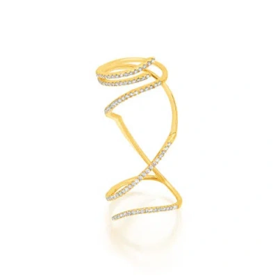 Graziela Mega Swirl Ring In Gold