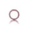 Graziela Pink Sapphire  & Pink Rhodium 3 Sided Ring