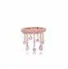 Graziela Pink Sapphire Floating Diamond Ring