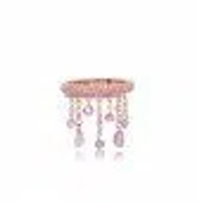 Graziela Pink Sapphire Floating Diamond Ring