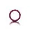 Graziela Rhodolite & Magenta Rhodium 3 Sided Ring In Purple