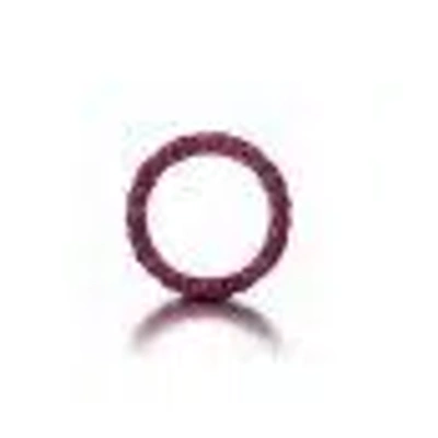 Graziela Rhodolite & Magenta Rhodium 3 Sided Ring In Purple