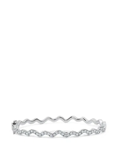 Graziela Rio Diamond Bangle Bracelet In Silver