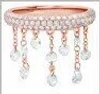 Graziela Rose Floating Diamond Ring In Pink