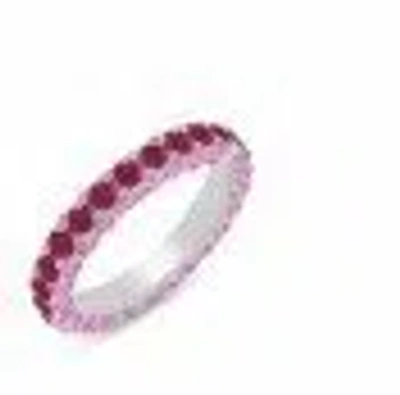 Graziela Ruby & Pink Sapphire 3 Sided Band Ring
