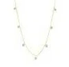 Graziela Small Floating Diamond Necklace In Yellow In Gold