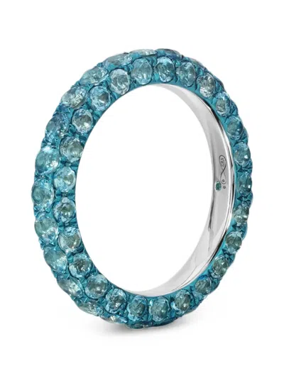 Graziela Topaz 3-sided Ring In Blue