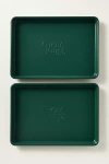 Great Jones Small Baking Sheets, Set Of 2 In Black