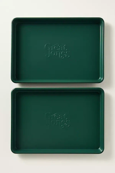 Great Jones Small Baking Sheets, Set Of 2 In Black