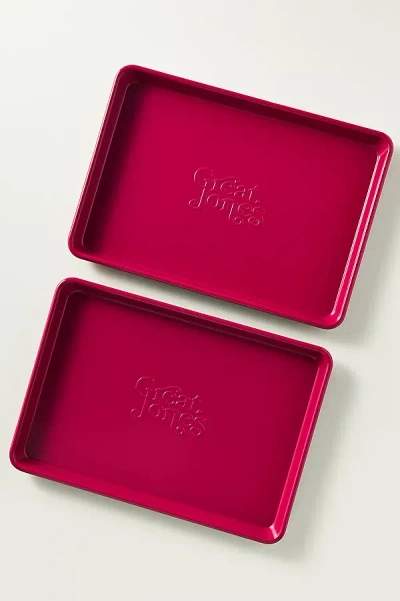 Great Jones Small Baking Sheets, Set Of 2 In Animal Print