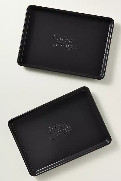 Great Jones Small Baking Sheets, Set Of 2 In Black