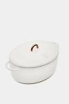 Great Jones The Dutchess 6.75-qt Cast-iron Dutch Oven In Salt At Urban Outfitters