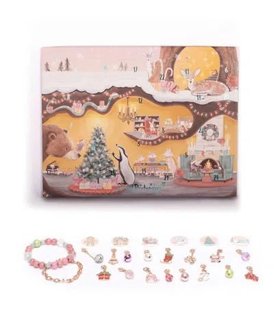 Great Pretenders Kids' Build A Bracelet Advent Calendar - Cherished Charms In Pink