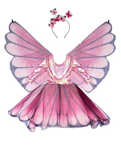 Great Pretenders Butterfly Twirl Dress With Wings And Headband - Ages 3-6