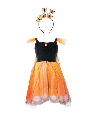 Great Pretenders Girls' Butterfly Twirl Dress With Wings & Headband - Age 2+ Years