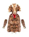 Great Pretenders Grandasaurus Triceratops Cape Costume With Claws - Ages 4-6