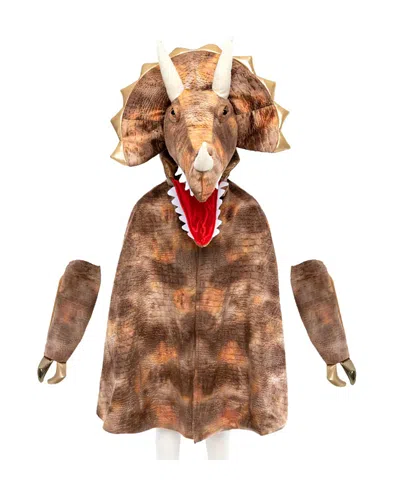 Great Pretenders Grandasaurus Triceratops Cape Costume With Claws - Ages 4-6