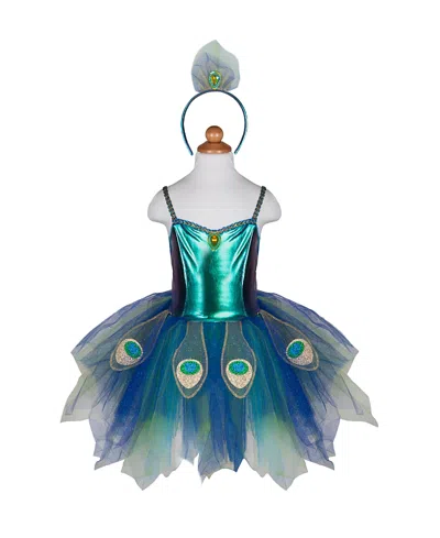 Great Pretenders Pretty Peacock Dress And Headband - Ages 5-6
