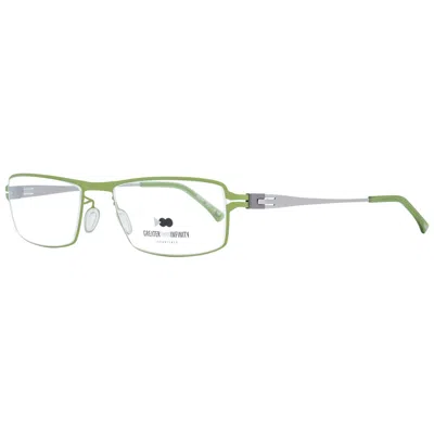 Greater Than Infinity Men' Spectacle Frame  Gt007 54v04n Gbby2 In Green