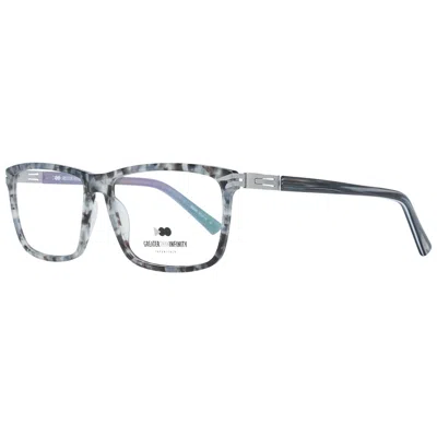 Greater Than Infinity Men' Spectacle Frame  Gt032 57v04 Gbby2 In Gray