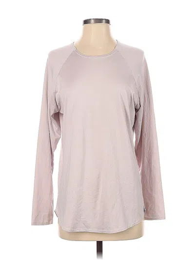 Pre-owned Greater Than Sports Long Sleeve T-shirt In Pink