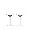 Greatfool Black Champagne/cocktail Coupe - Alabaster - Two Piece In Transparent