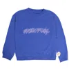 Greatfool Women's Blue High Voltage Sweater In Blue