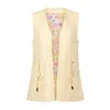 Greatfool Women's White 24/7 Quilted Vest - Snow In White