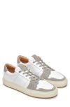 Greats Court Sneaker In White/tan/pana Leather
