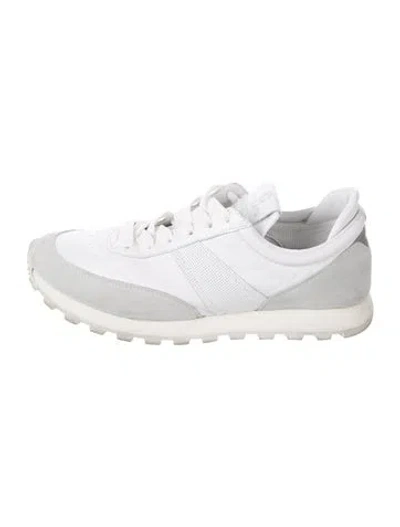 Pre-owned Greats Leather Athletic Sneakers In Silver